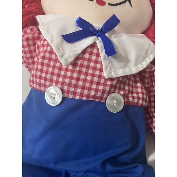 15' Vintage 1981 Applause Raggedy Andy Doll #8457 "80th Birthday" - Picture 12 of 16
